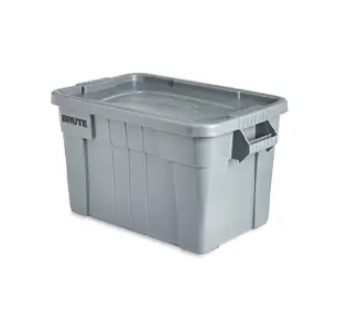 Brute 20 gal tote with lid