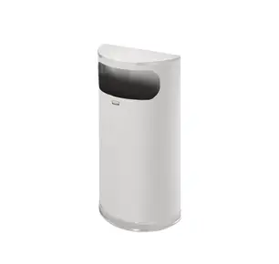 Half round flat top side open stainless steel