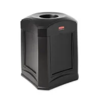 Landmark series store front container, funnel top with panel frame