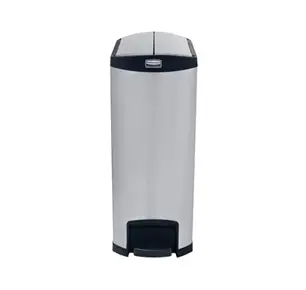 Step-on Stainless Steel End Step Container